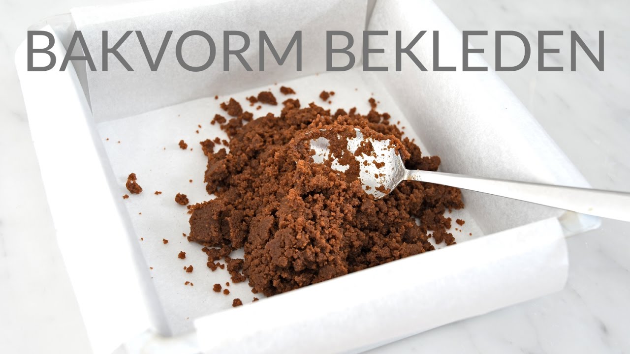 BAKTIP | Bakvorm bekleden