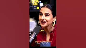 Vidya Balan About Her Relationship🔥 ✅Ft.@rajshamani