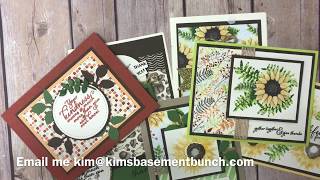 How to make Fall Themed cards using the Painted Harvest Bundle by Stampin' Up!