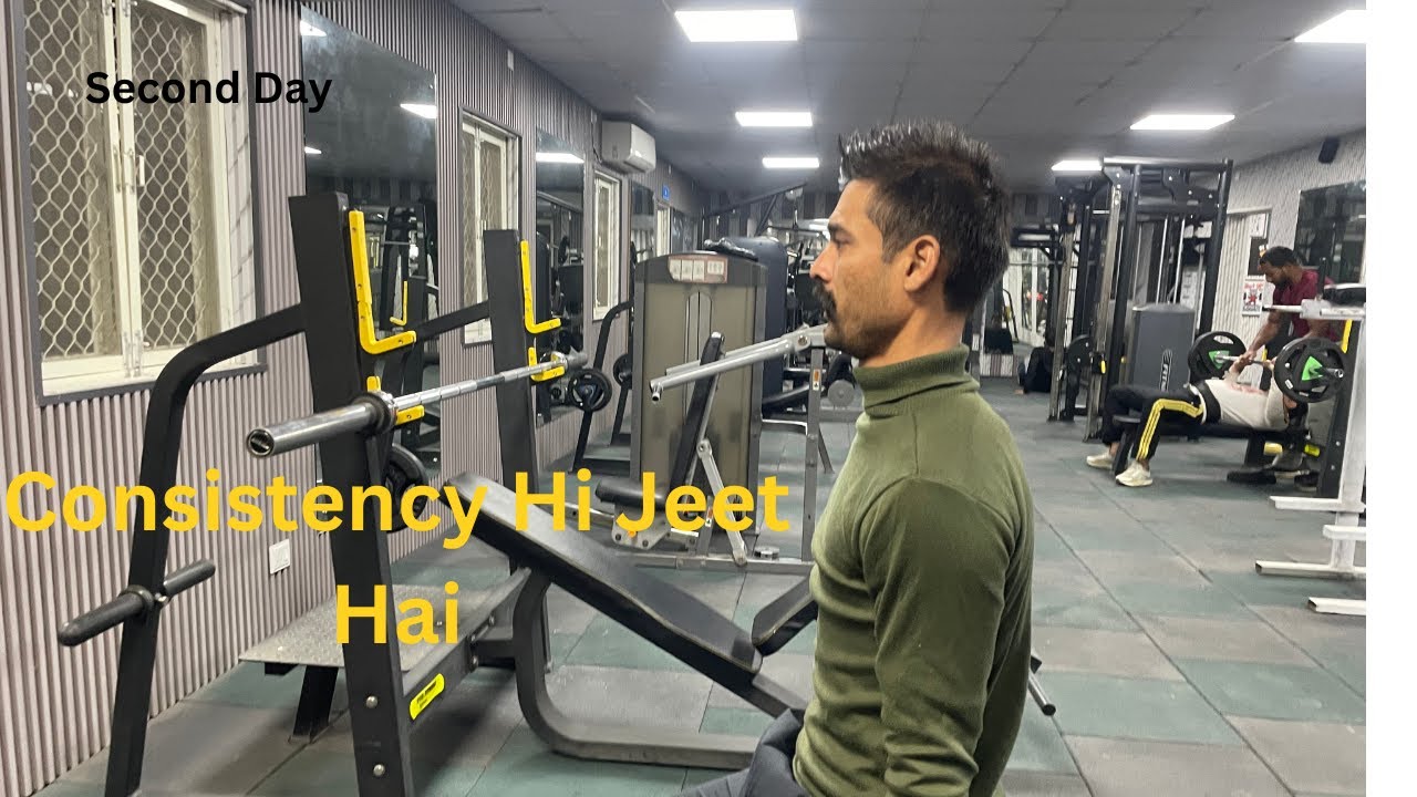 Second Day at the Gym – Mix Exercise Workout