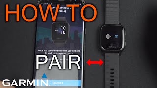 How to pair Garmin Venu to phone (Garmin Connect)