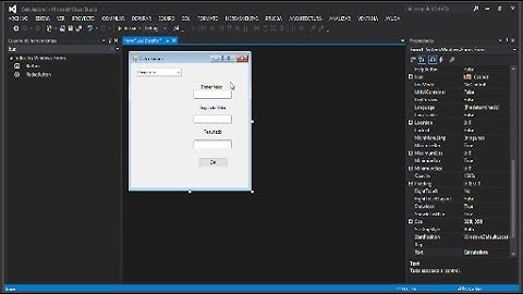 ¿Como Hacer Una Calculadora En Visual Studio 2012?