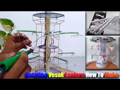 Rotating Vesak Lantern How To Make Tech Shadow