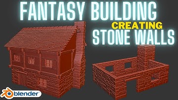 Designing a Fantasy Building for 3D Printing - Stone Walls
