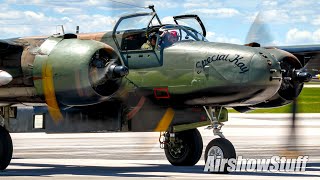 Vintage Warbirds - B-26K / P-38 / B-25 - Ellsworth AFB Airshow 2022