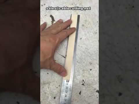 Automatic Hot Cold Knife Nylon Webbing Ribbon Fabric Cutter Elastic Rubber Band Tape Cutting Machine