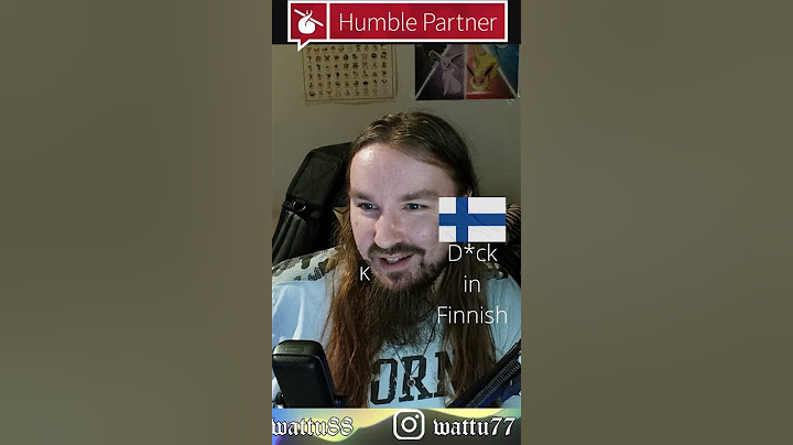 One Finnish Word 186 | D*ck