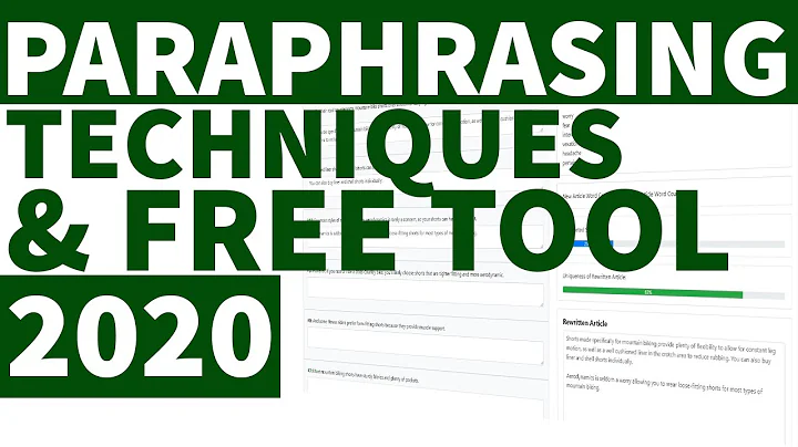 Revamp Your Writing with a Free Paraphrasing Generator