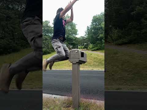 Jumping over mailbox