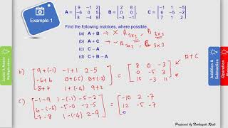 BUM1133 Matrices (Part II)