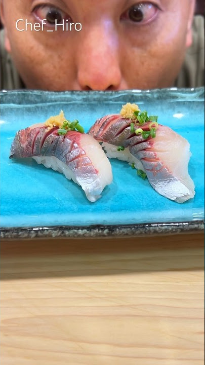 【Aji】🇯🇵Great Horse Mackerel 🍣 #shorts