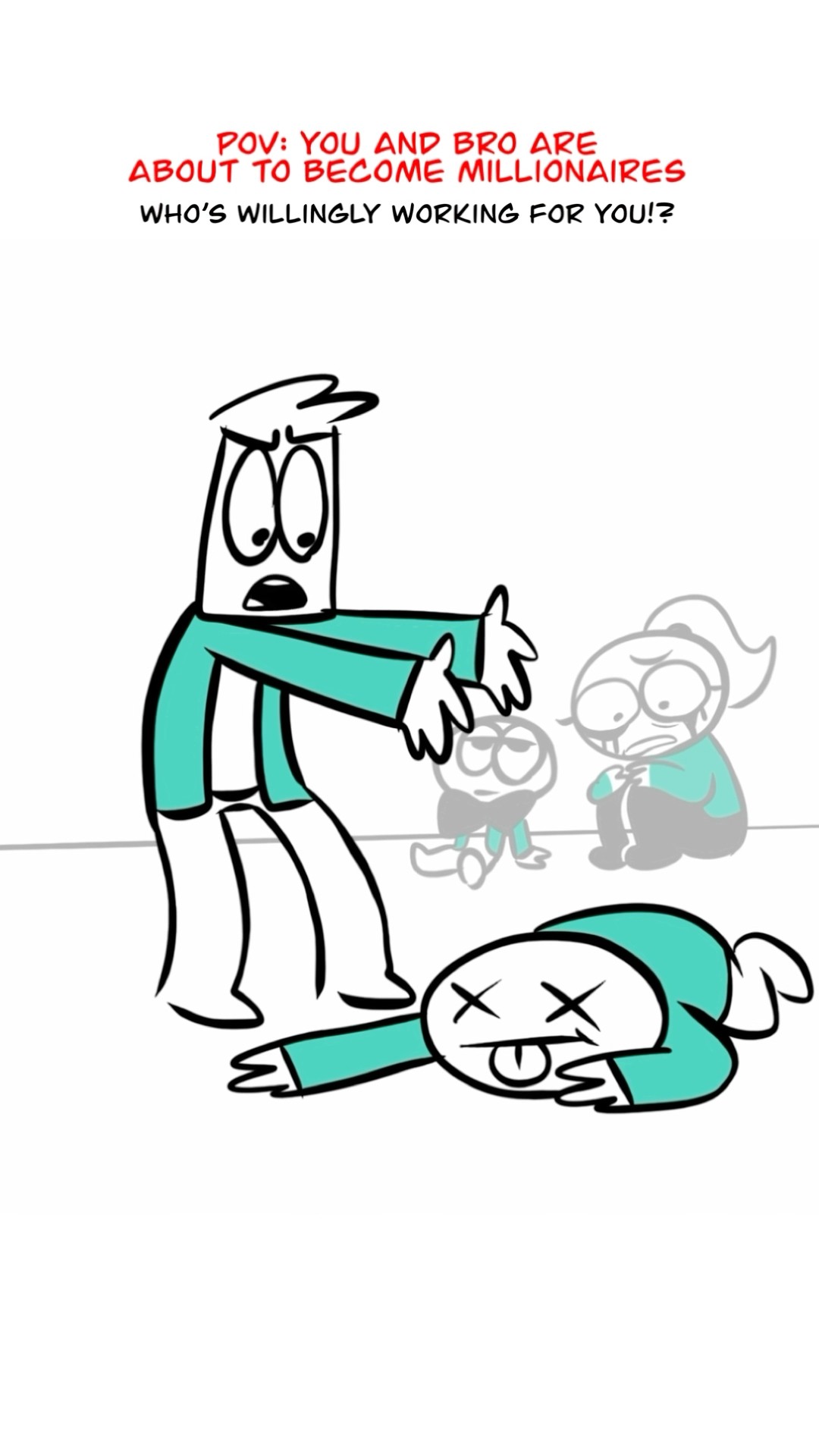Pay Your Animators ? (Animation Meme) Anim: IG @ RedFlowerCrown #shorts