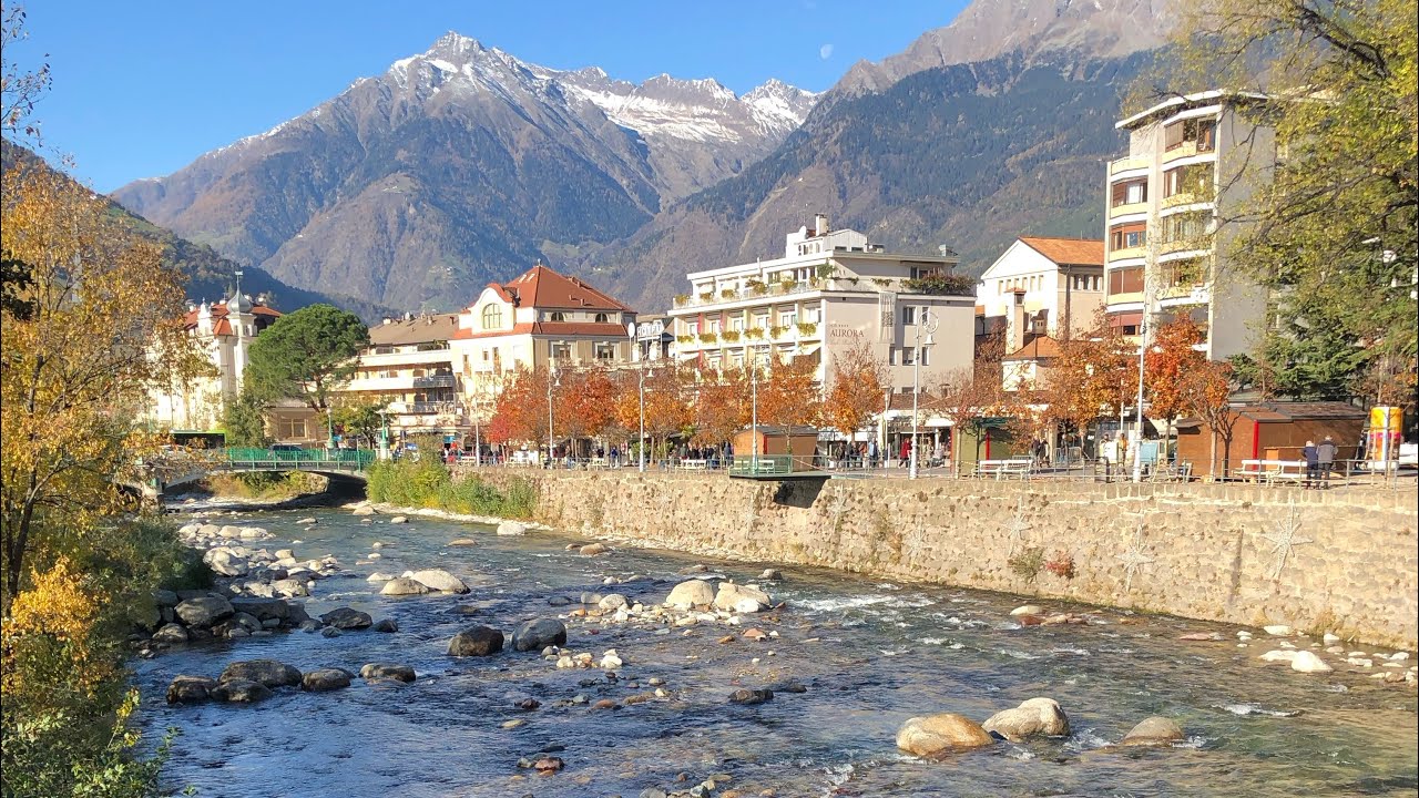 Merano - South Tyrol, Italy - a walk in the city center