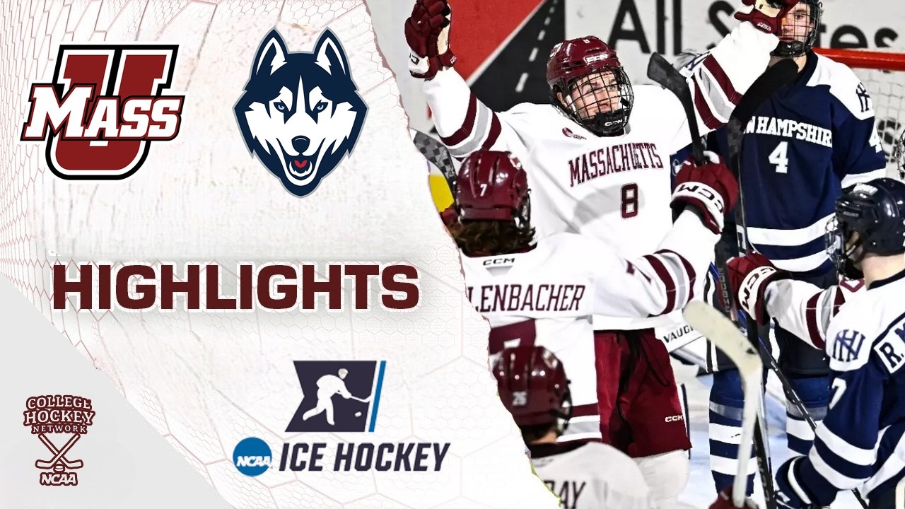 Massachusetts vs UConn | NCAA College Hockey Highlights | February 27, 2026