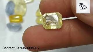 top quality natural blue & yellow #sapphire