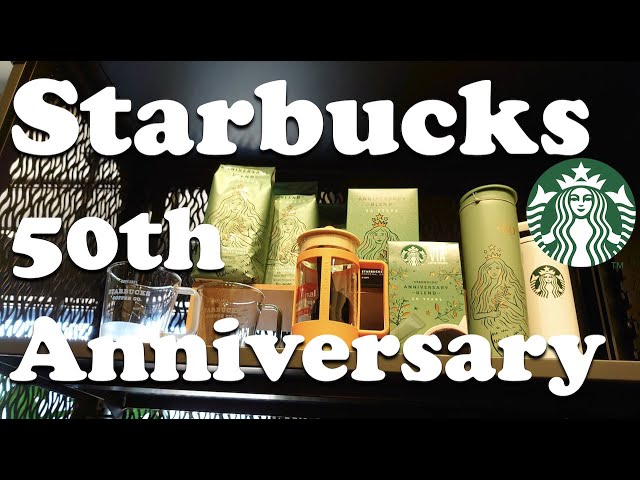 Starbucks 50th Anniversary Merch Japan スタバの50周年