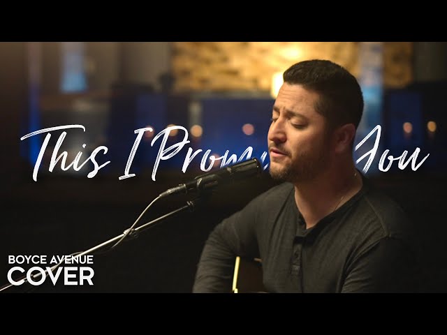 This I Promise You - *NSYNC (Boyce Avenue acoustic cover) on Spotify & Apple class=