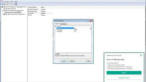 Access SQL Server from another computer through LAN