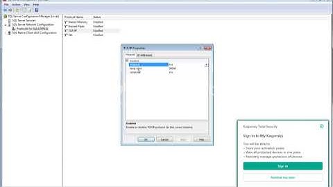 Access SQL Server from another computer through LAN