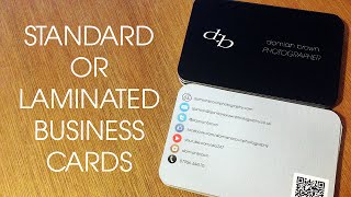 Standard Vs Laminated Business Cards screenshot 4