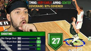 The PURE Shooting Build In NBA 2K21 Makes The DUMBEST Shots