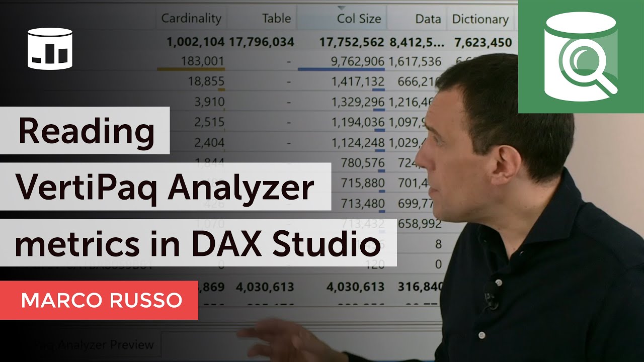 Reading VertiPaq Analyzer metrics in DAX Studio 