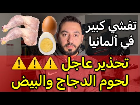 تحذير عاجل لحوم الدجاج والبيض في ألمانيا
