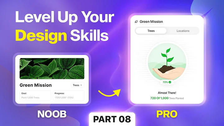UI Design Breakdown in Figma – Improve Your Design (Part 8) #figmaforbeginners