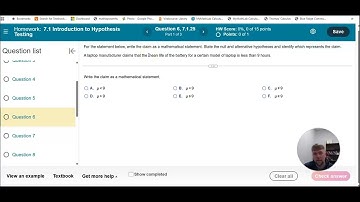 MAT 152 7.1 HW Examples