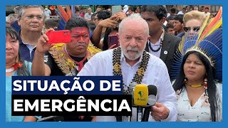 Lula Visita Aldeia Dos Yanomamis