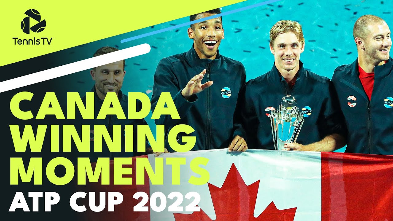 Team Canadas Championship Point, Trophy Lift and Speeches! ATP Cup 2022 Final