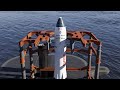 SpaceX Lunar Starship sea launch preparations (animation)