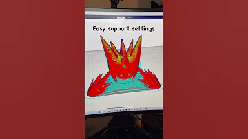 How To Set EASY Support Settings In Cura For 3D Printing 
