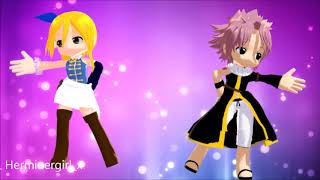 MMD - Chibi Natsu and Lucy - No Title {Fairy Tail}
