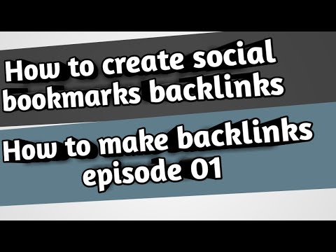 what are backlinks from social bookmarking sites