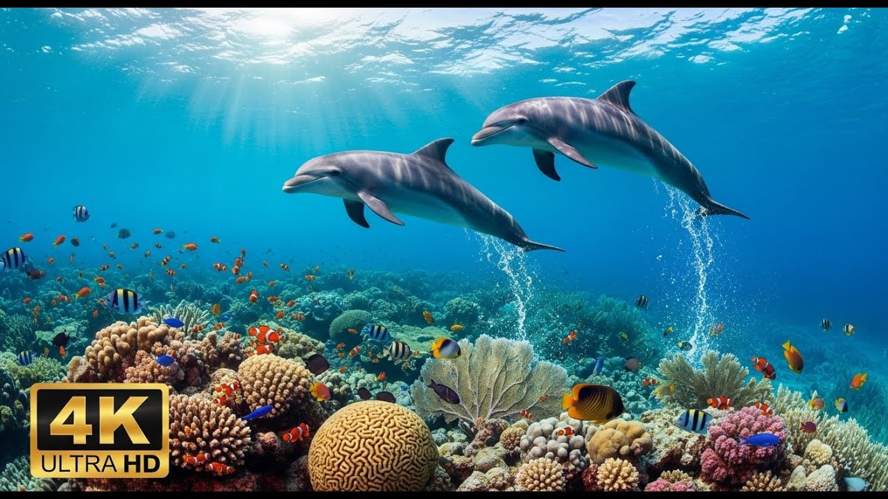 🐡 Ultra HD Aquarium View – Relaxing Fish Tank & Soft Music for Stress Relief