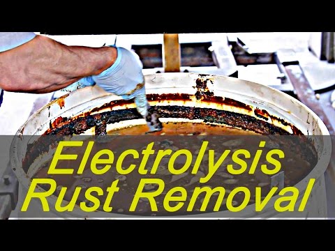 How to remove Rust with Electrolysis