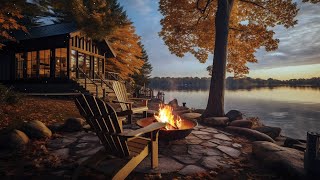 Tranquil Lakeside Fire Scene: Cozy Crackling Fireplace Sounds for Peaceful Sleep and Relaxation by Ember Sounds 123 views 3 days ago 3 hours