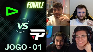 LOUD VS PAIN - BAIANALISTA com RANGER e MINERVA - JOGO 01 - FINAL CBLOL 2022 2° ETAPA