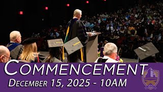 December Commencement 2025 - 10:00 AM