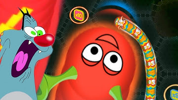 Wormate.io OGGY and JACK Play snake game Android iOS