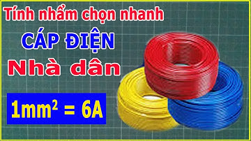 Chọn Nhanh Tiết Diện Dây Dẫn Cho Nhà Phố Rất Dễ Nhớ!!