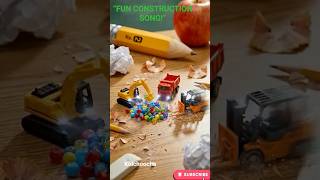 Busy Busy Construction Trucks Song 🚜 | Fun Kids Cartoon & Nursery Rhymes