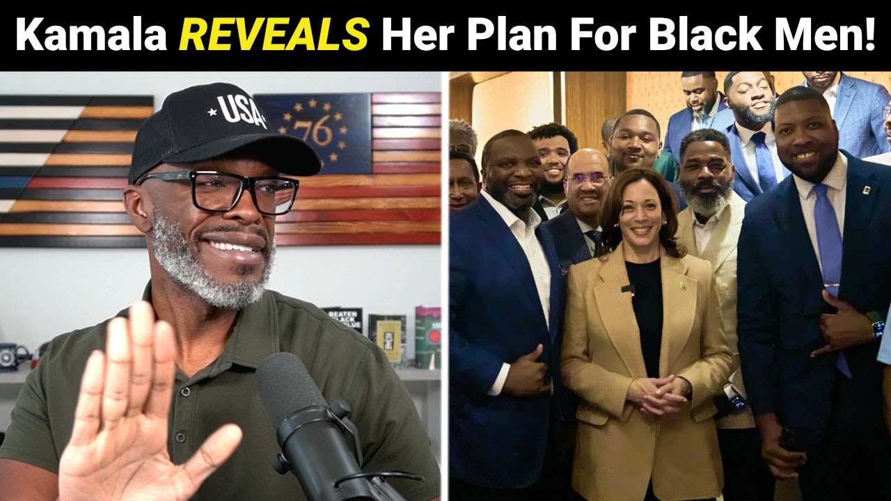 Kamala REVEALS Her Plan For Black Men... And It's SHAKY At Best!