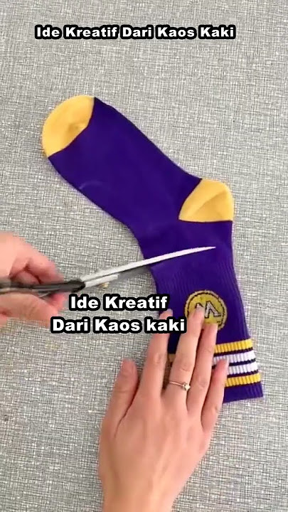 Ide Kreatif Dari Kaos Kaki #Idekreatif #ideunik #ideas #diy