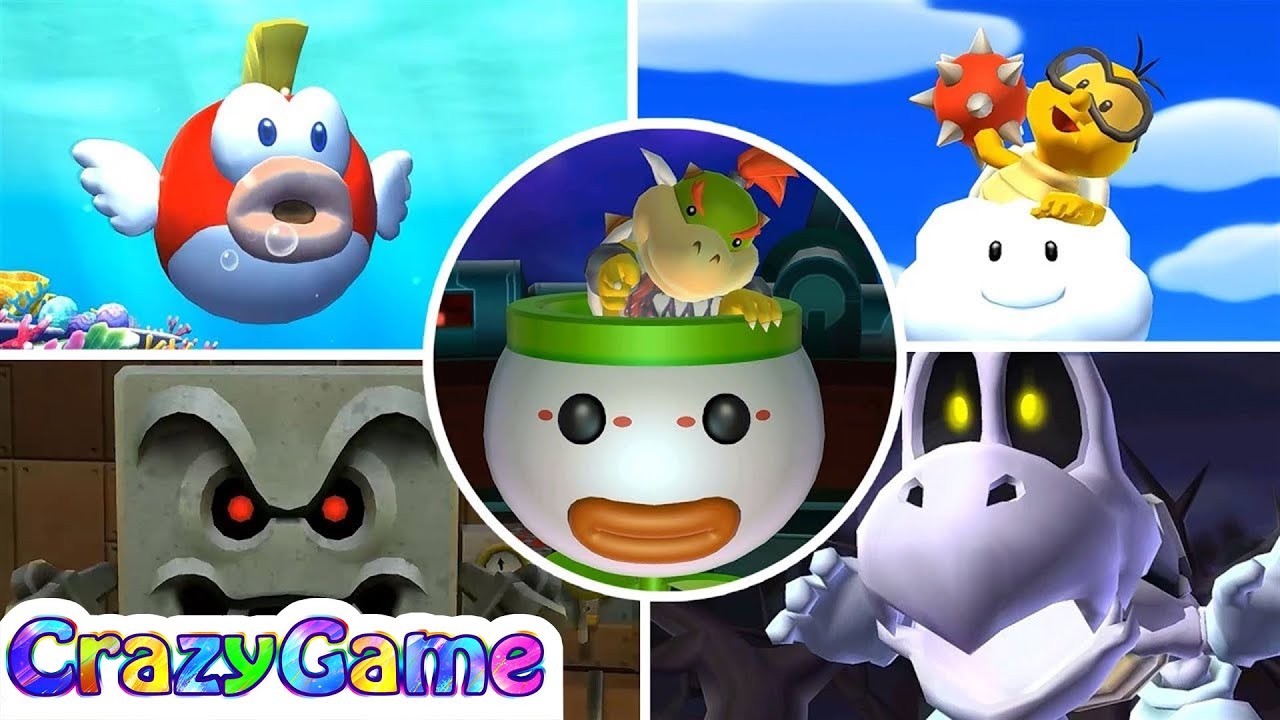 Mario Party 9 - All Mid Boss Battles Gameplay