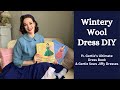 Wintery wool dress diy using gerties ultimate dress book  gertie sews jiffy dresses