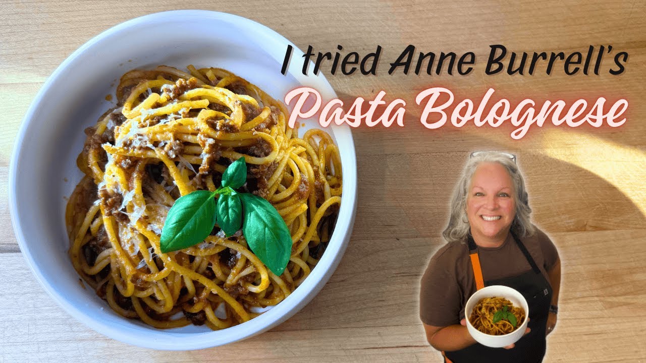 Honoring Anne Burrell with Her Pasta Bolognese
