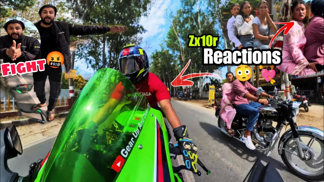 Maha Shivaratri Reaction Gone Wrong 😭 || Cute Girls Reaction on My Zx10r 😱