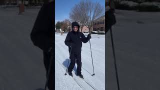 Skiing Down the Street in Keller, Texas